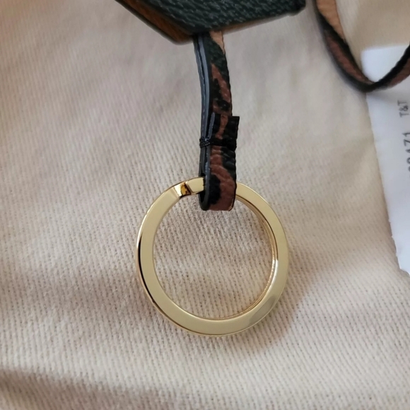 Louis Vuitton Key Charm Holder String 19.5 Jungle Giant Black Caramel Clochette - Picture 7 of 16